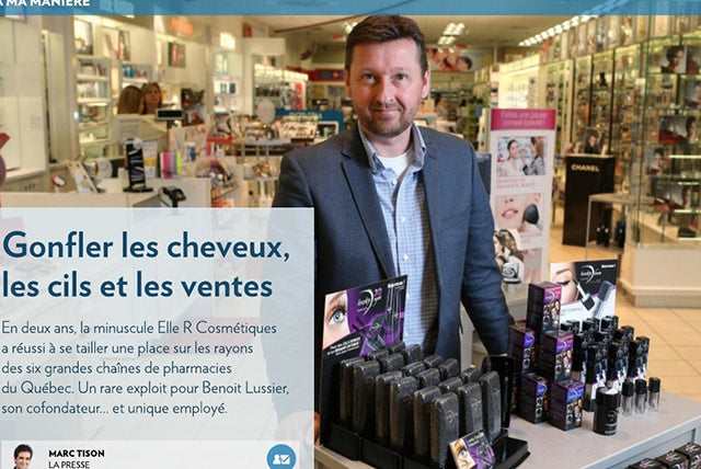 Gonfler les cheveux, les cils et les ventes