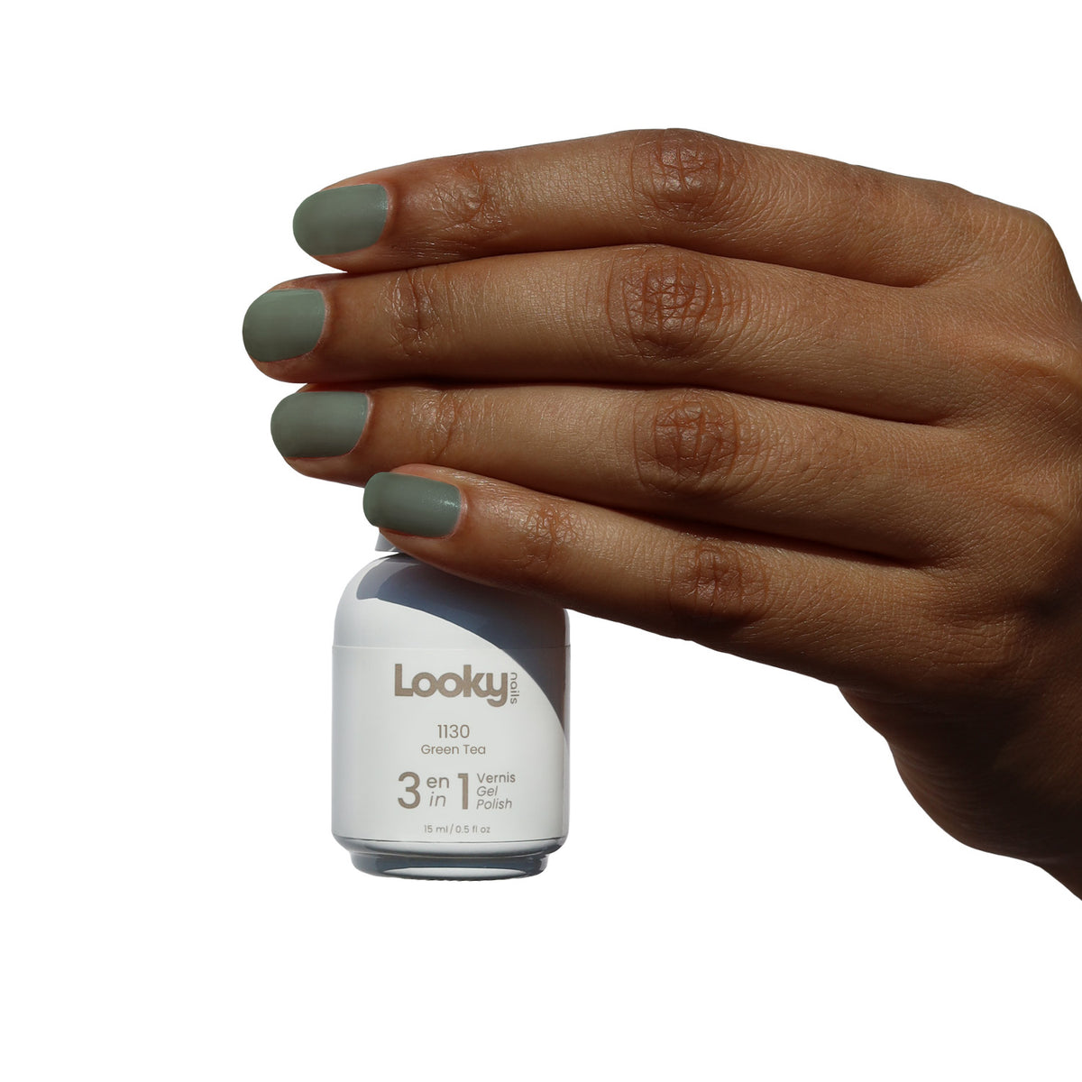 Looky Vernis Gel 3 en 1 #1130 Green Tea (Collection Coffee Corner)
