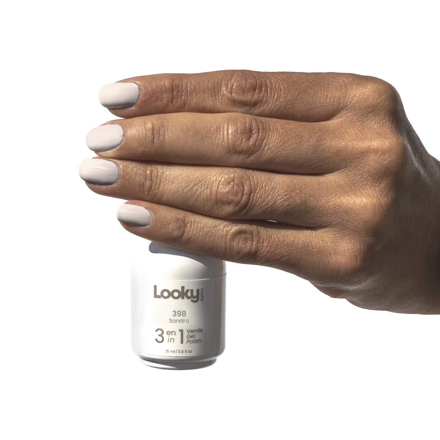 Looky 3 in 1 Gel Polish #398 Sandra (Nude Collection, Translucent)