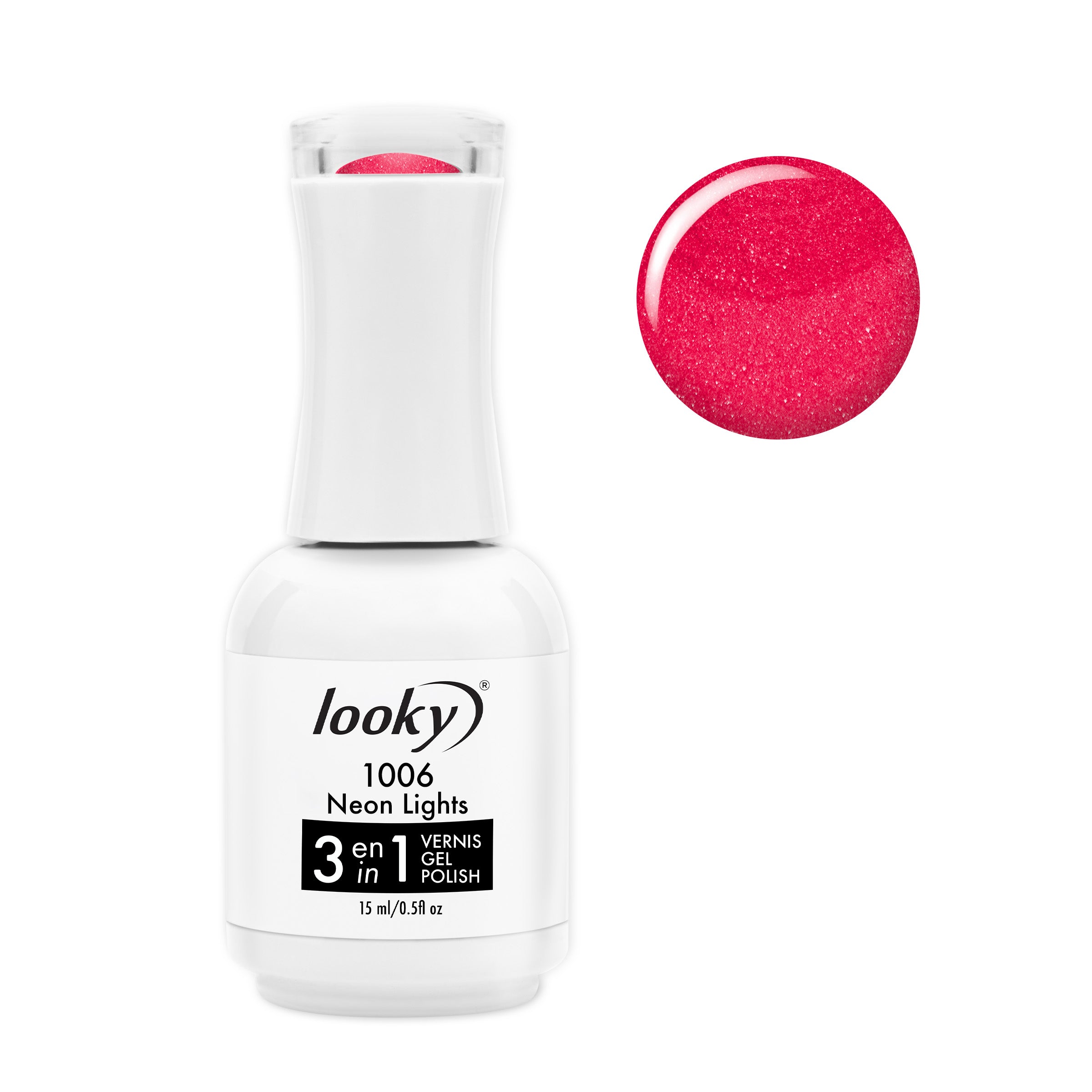 Looky Vernis Gel 3 en 1 #1006 Neon Lights (Collection Fête Foraine)