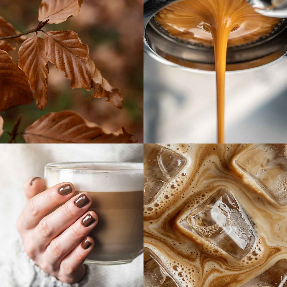 Looky 3 in 1 Gel Nailpolish #1129 Cold Brew (Coffee Corner Collection )