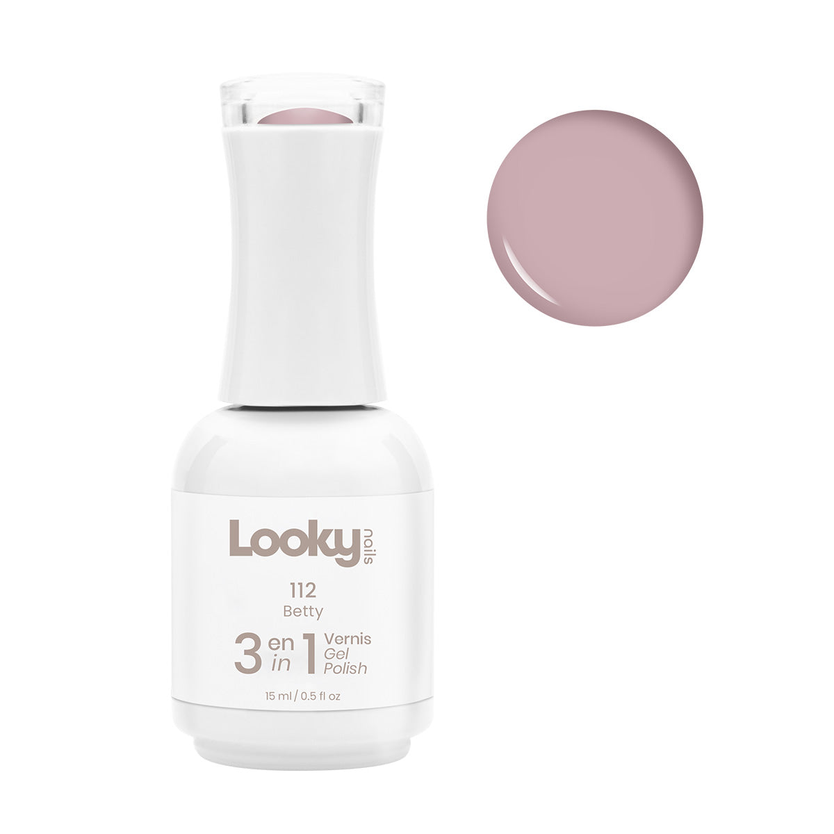 Looky Vernis Gel 3 en 1 #112 Betty