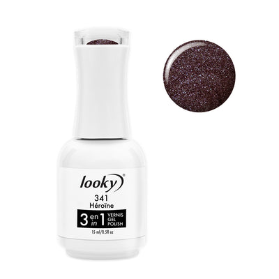 Looky Vernis Gel 3 en 1 #341 Héroïne