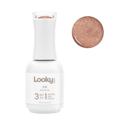 Looky 3 in 1 Gel Polish # 391 Marlene (Sparkle Collection) (WEB EXCLUSIVE)