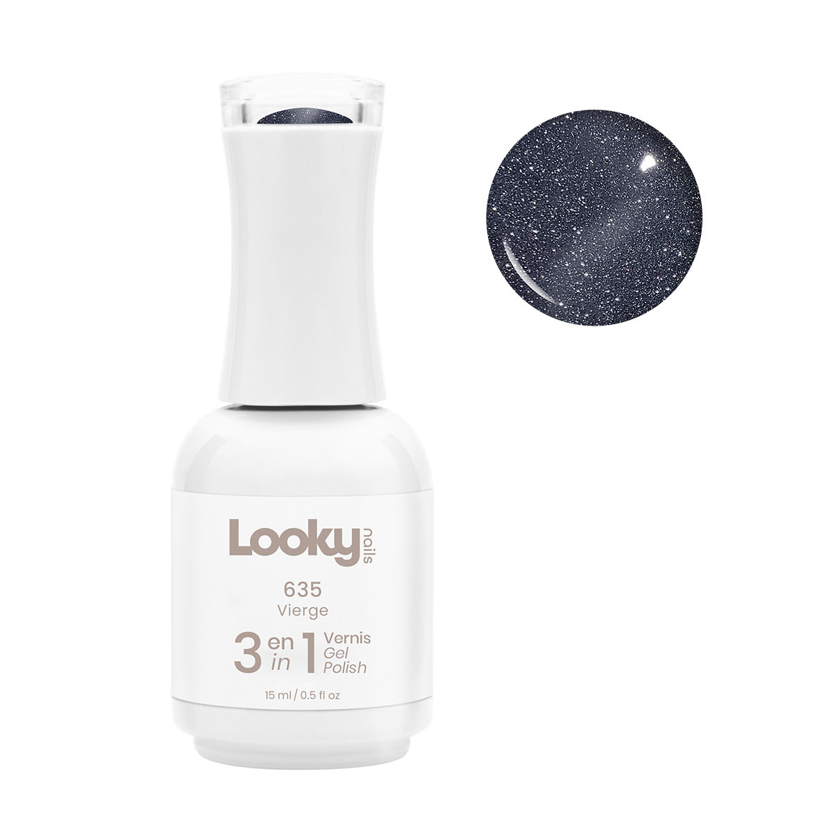 Looky 3 in 1 Gel Polish #635 Virgo (Astro Collection)