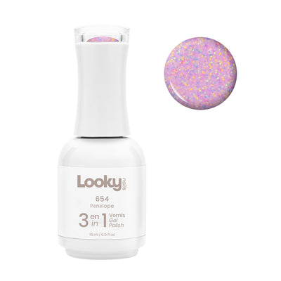 Looky 3 in 1 Gel Polish #657 Pauline (Crazy Love) (WEB EXCLUSIVE)