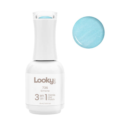 Looky Vernis Gel 3 en 1 #736 Simone
