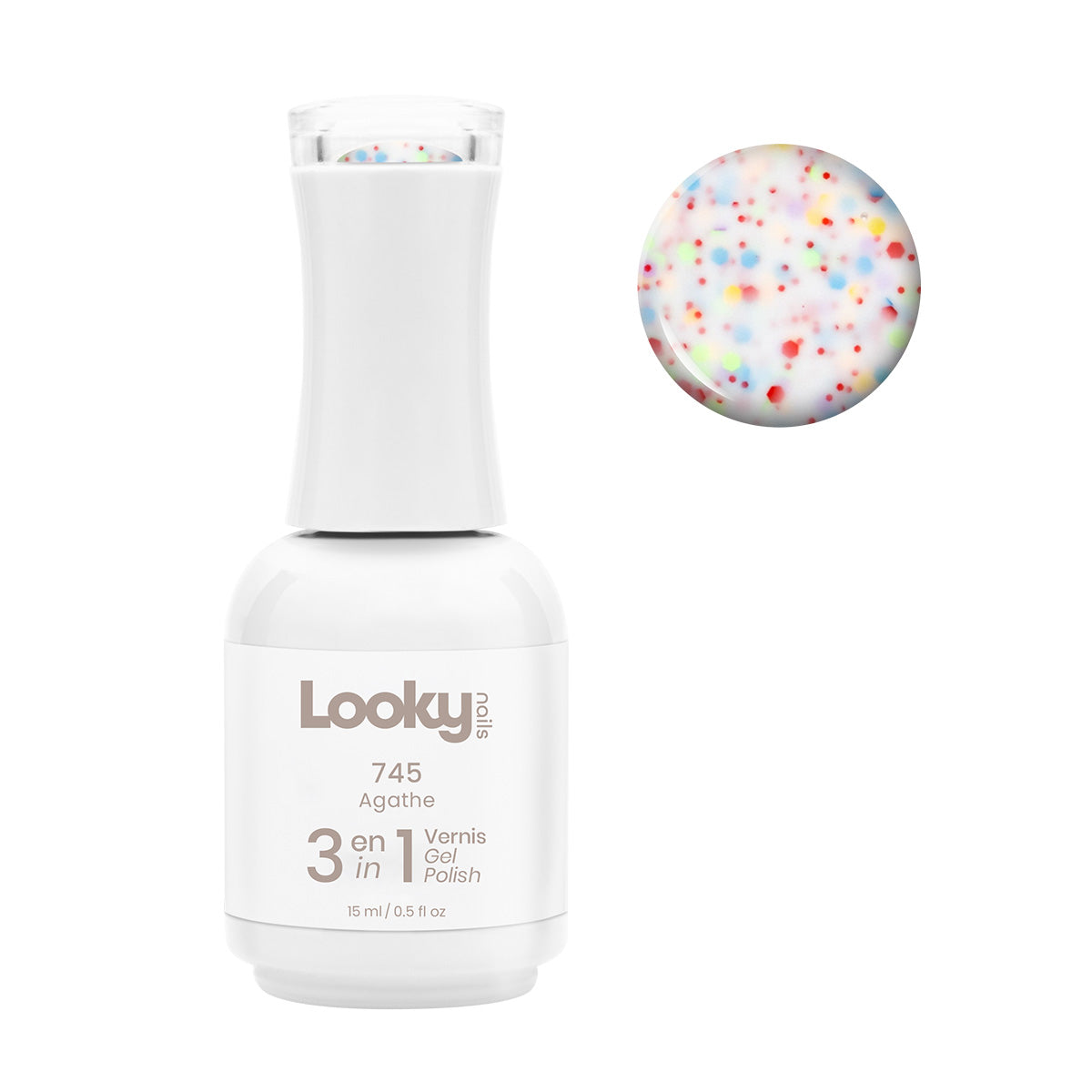 Looky Vernis Gel 3 en 1 #745 Agathe