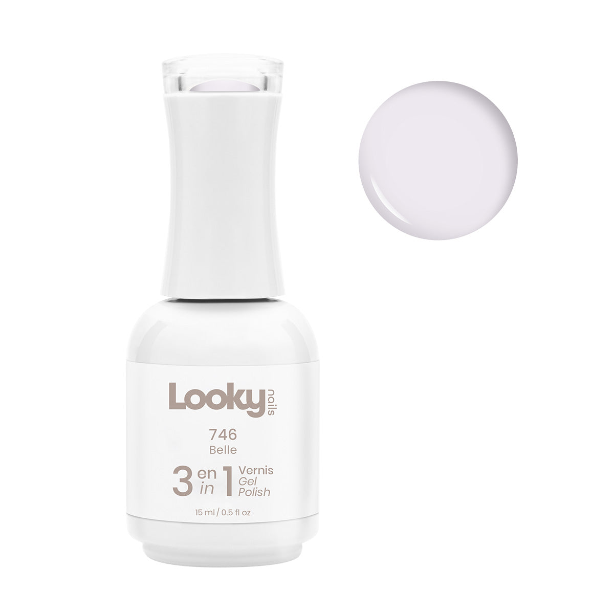 Looky Vernis Gel 3 en 1 #746 Belle