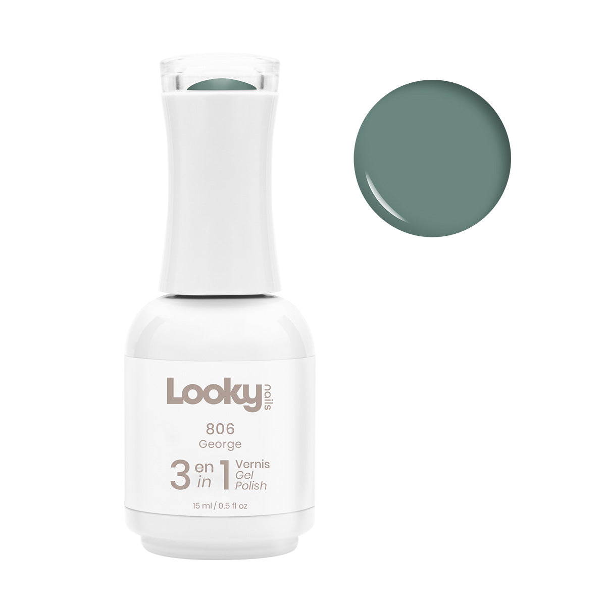 Looky Vernis Gel 3 en 1 #806 George