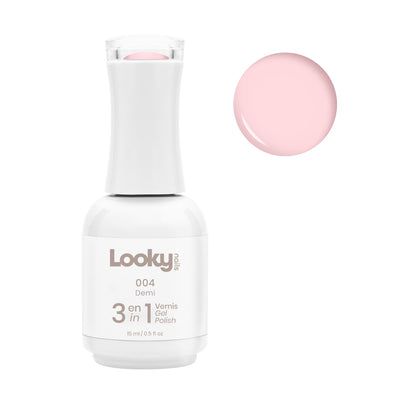 Looky Vernis Gel 3 en 1 #004 Demi (Translucide)