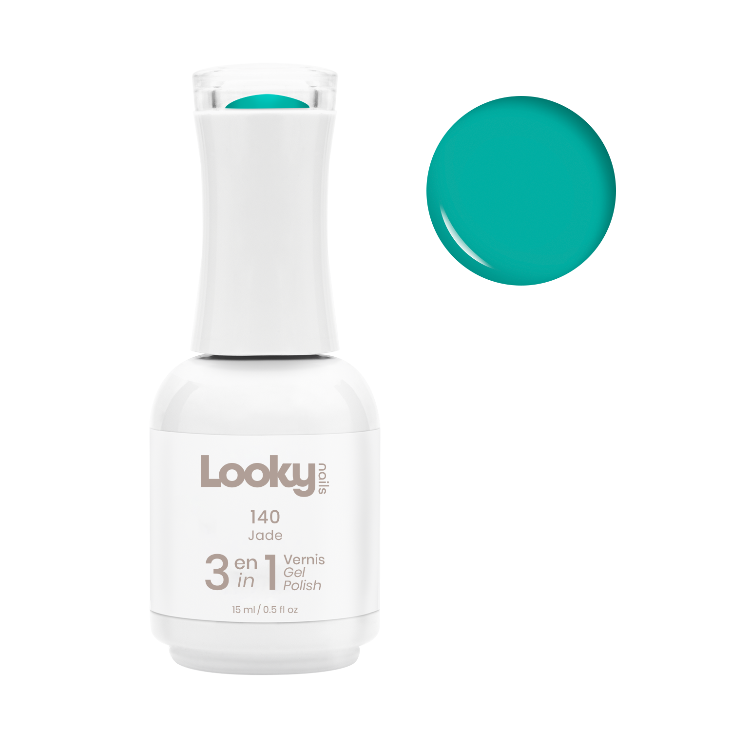 Looky Vernis Gel 3 en 1 #140 Jade