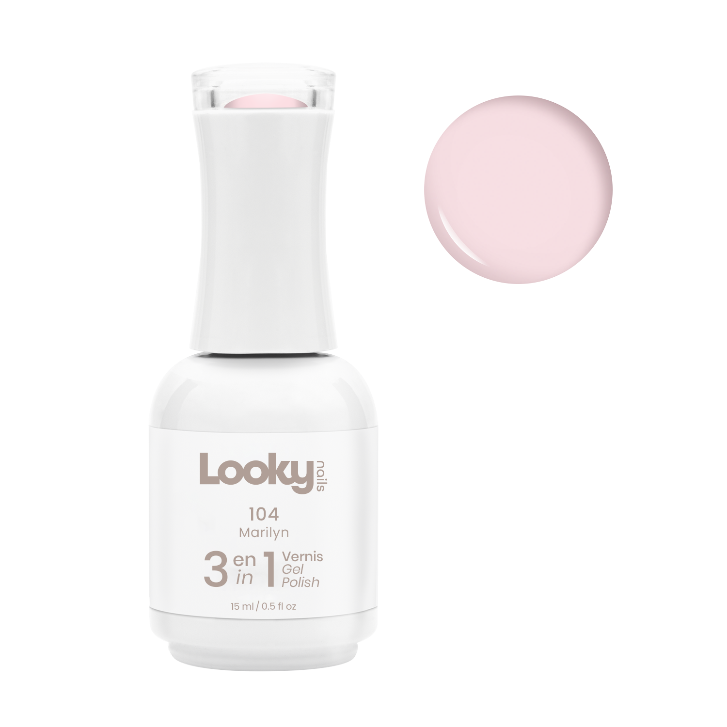 Looky Vernis Gel 3 en 1 #104 Marilyn