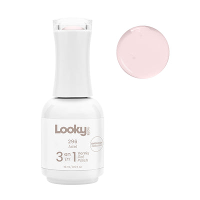 Looky Vernis Gel 3 en 1 #296 Adel (Translucide)
