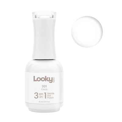 Looky Vernis Gel 3 en 1 #301 Coco