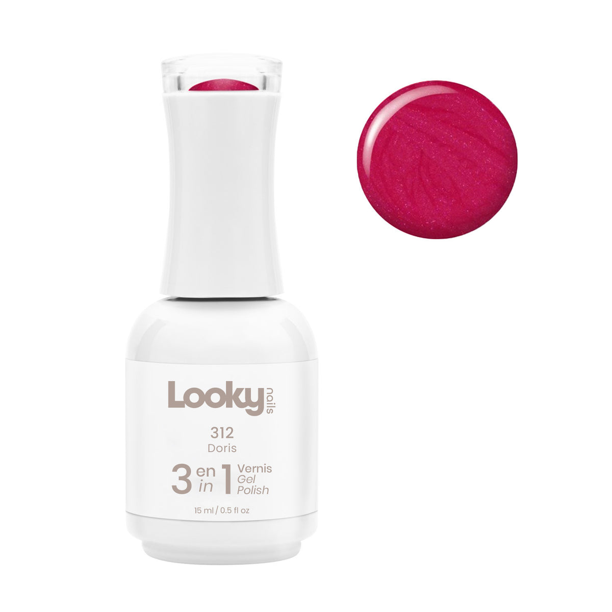 Looky Vernis Gel 3 en 1 #312 Doris