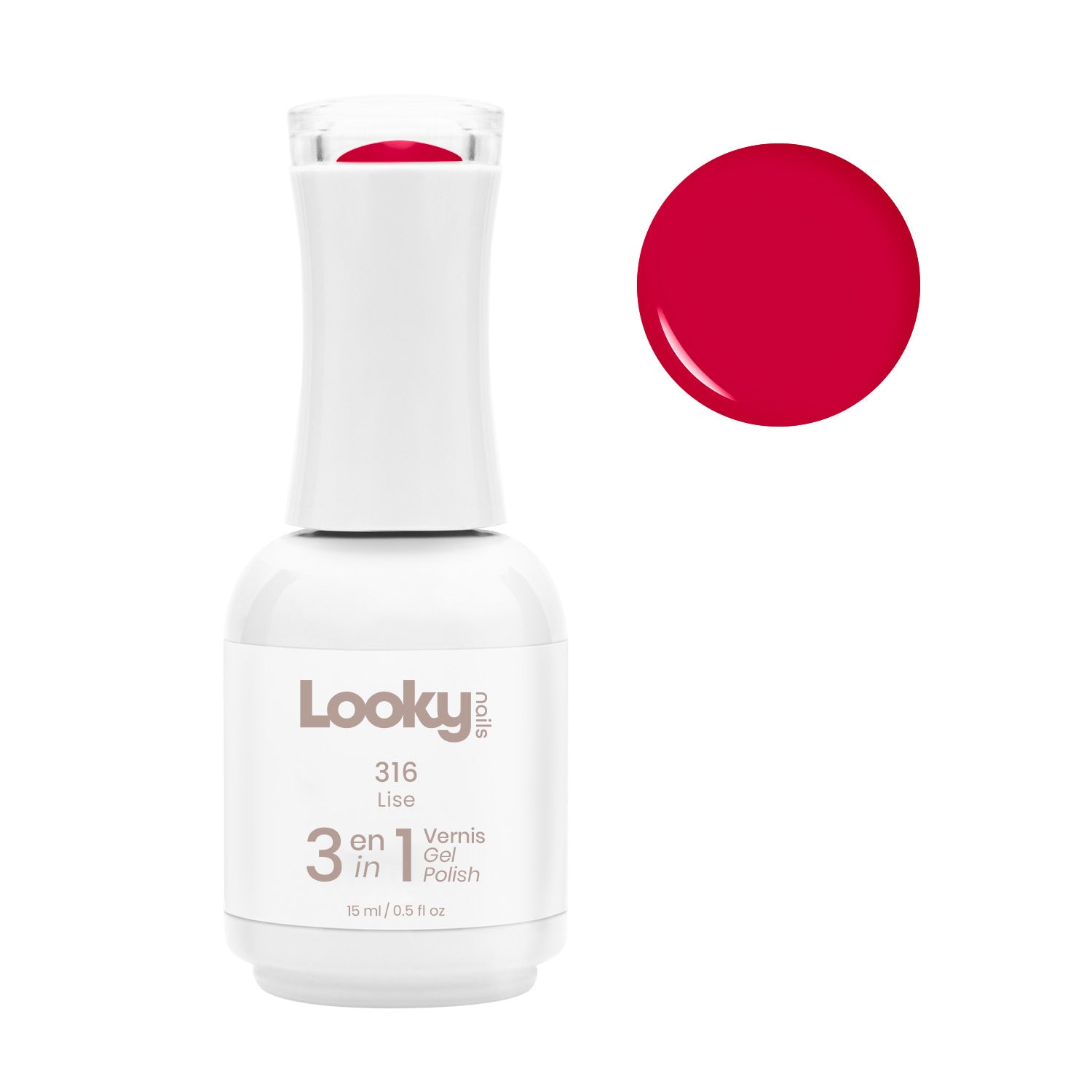 Looky Vernis Gel 3 en 1 #316 Lise