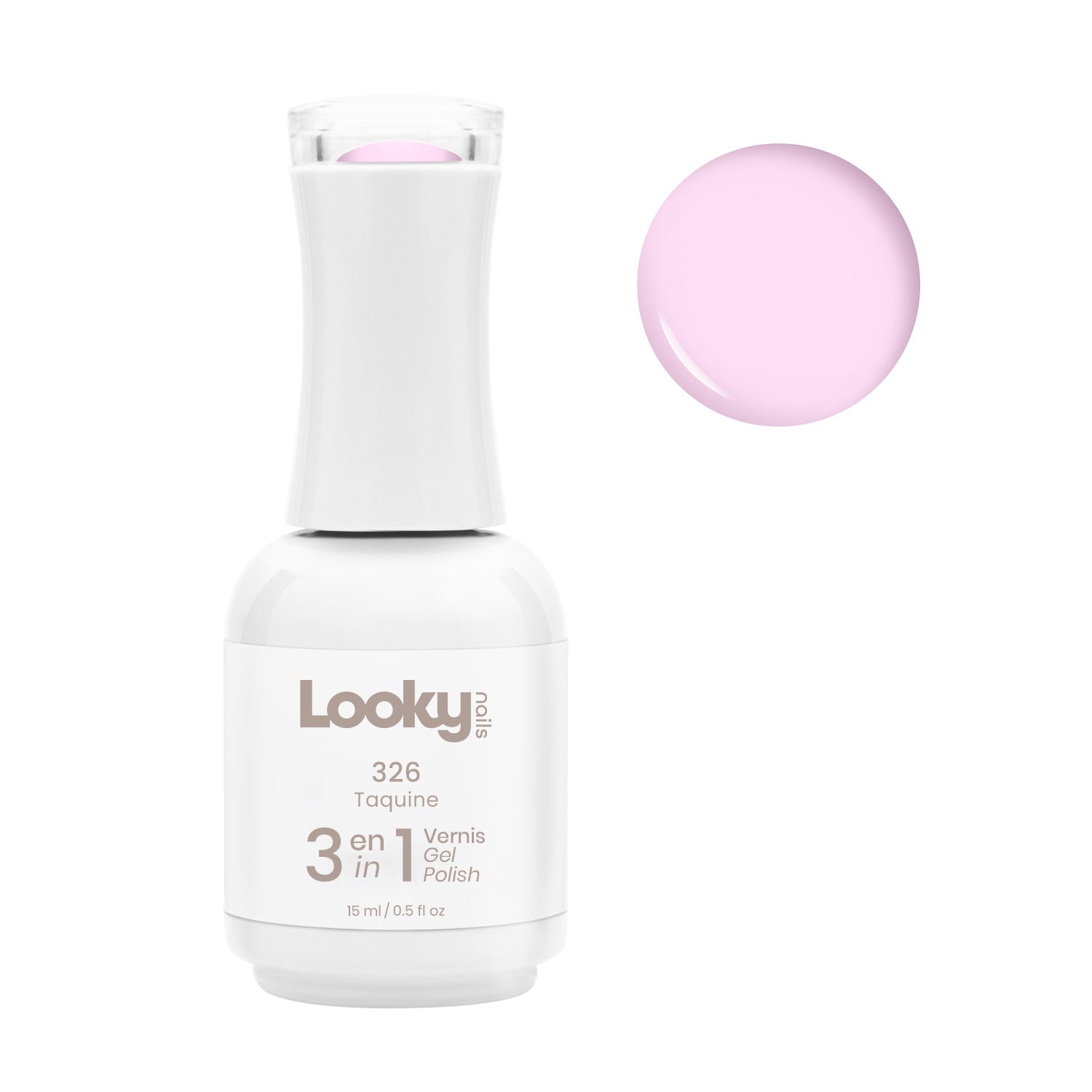Looky Vernis Gel 3 en 1 #326 Taquine