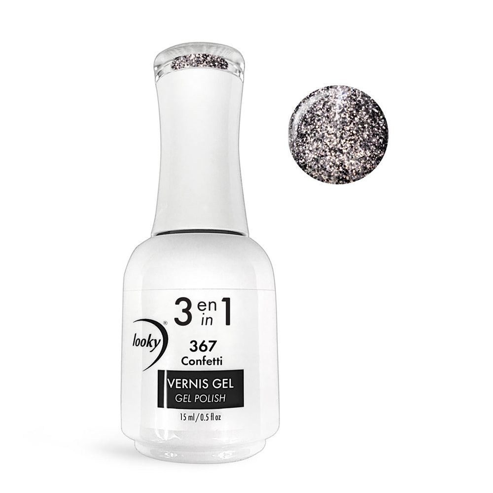 Vernis Gel 3 en 1 #367 Confetti