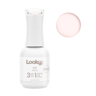 Looky Vernis Gel 3 en 1 #021 Raphy (Translucide)