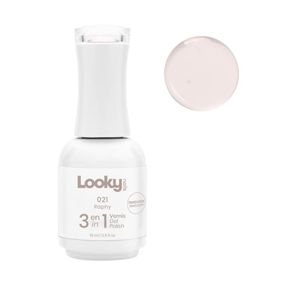 Looky Vernis Gel 3 en 1 #021 Raphy (Translucide)
