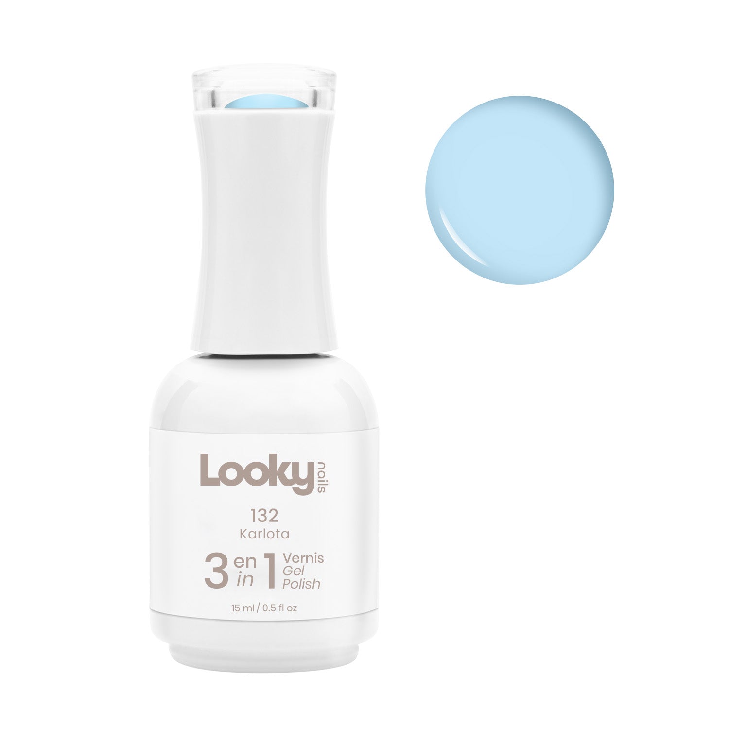 Looky Vernis Gel 3 en 1 #132 Karlota