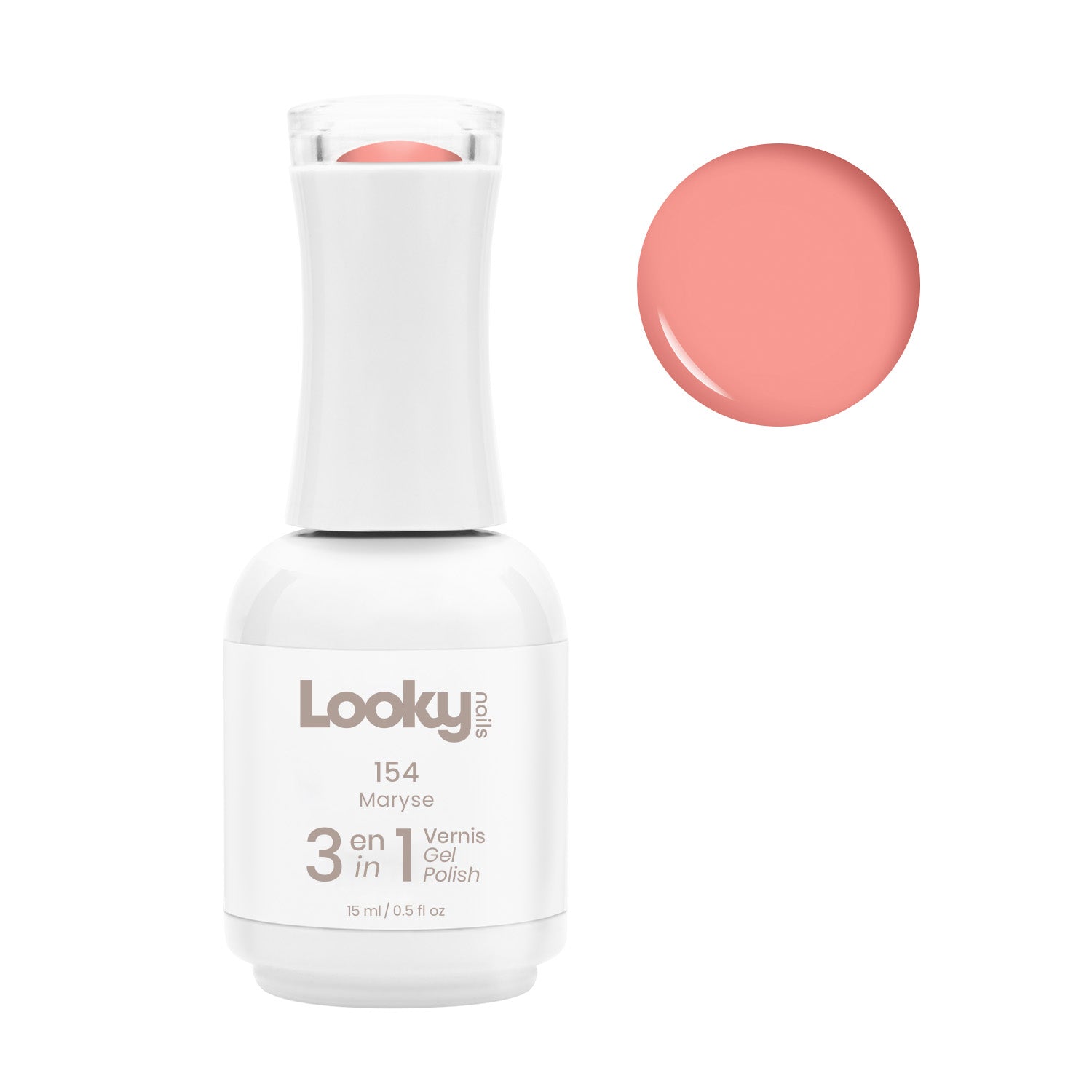 Looky Vernis Gel 3 en 1 #154 Maryse