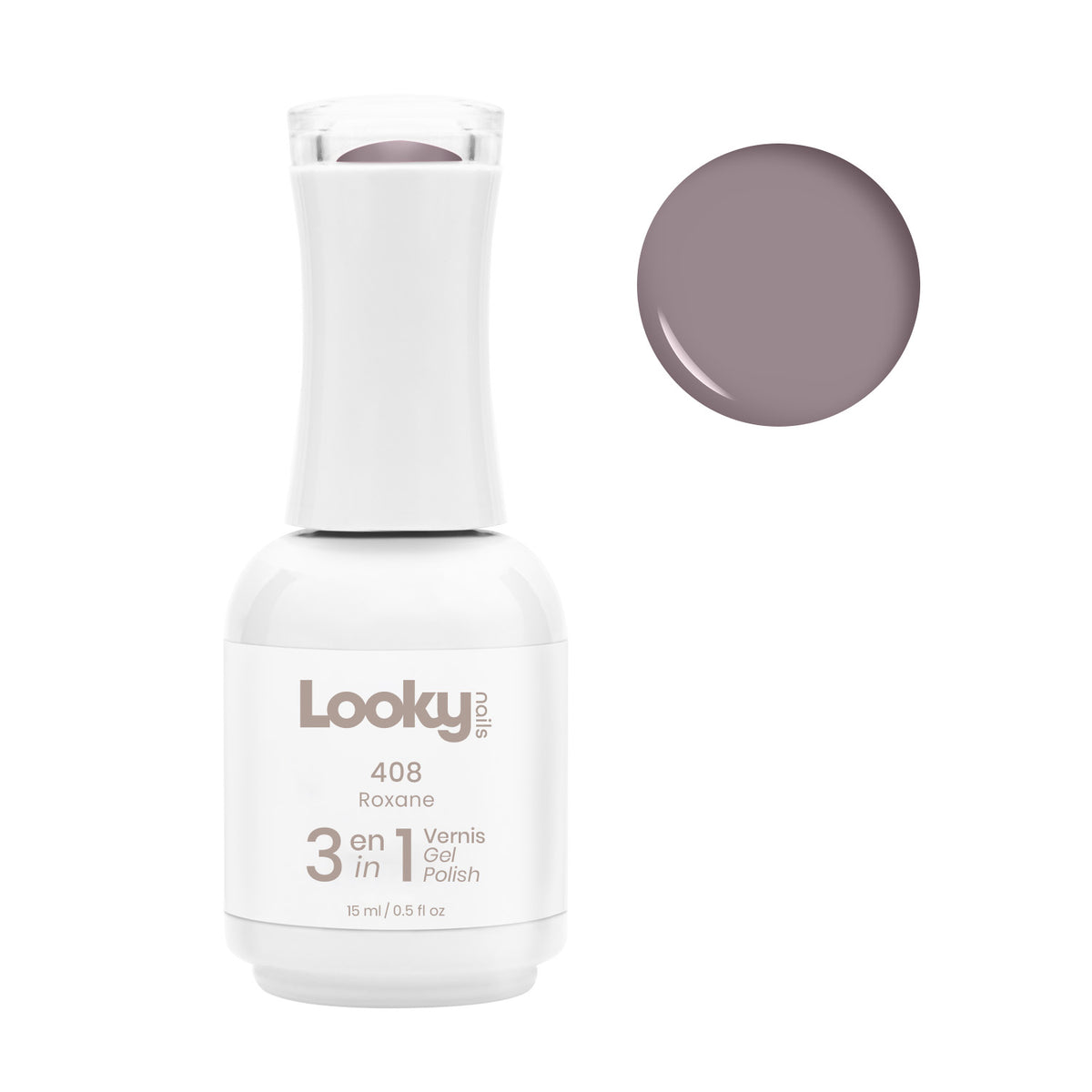 Looky Vernis Gel 3 en 1 #408 Roxane