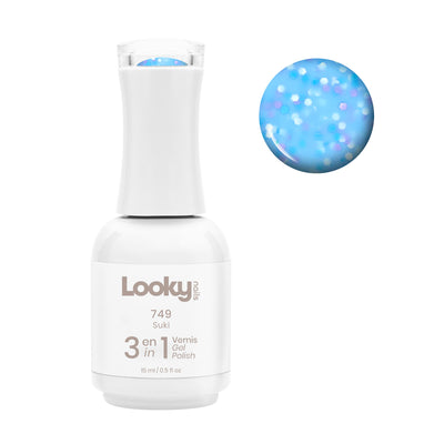 Looky Vernis Gel 3 en 1 #749 Suki (Collection Cotton Candy)
