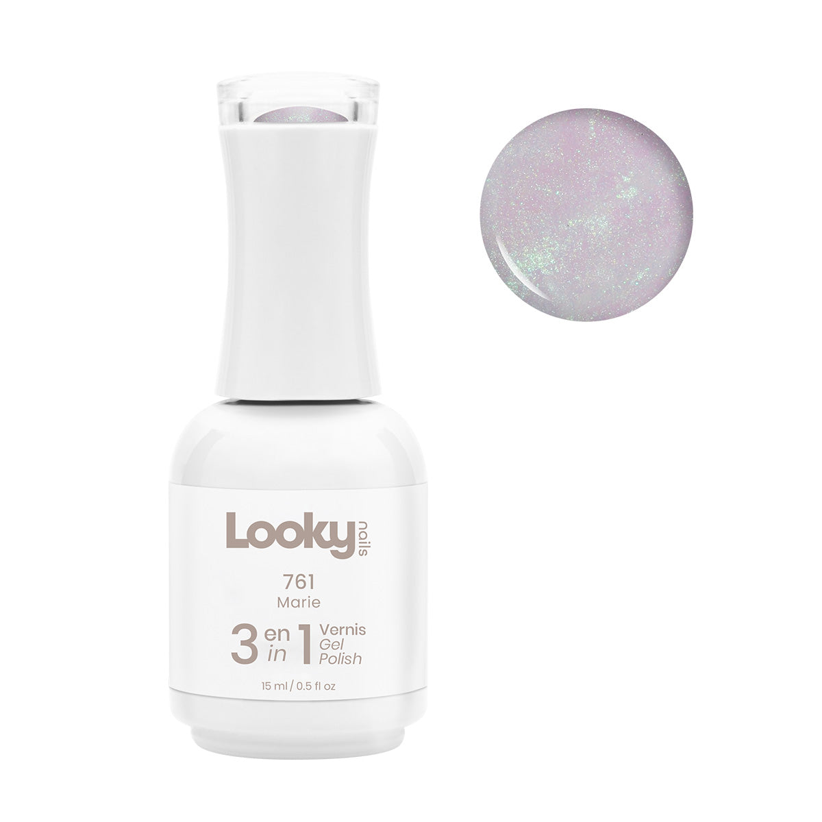 Looky Vernis Gel 3 en 1 #761 Marie