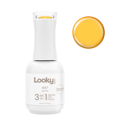 Looky Vernis Gel 3 en 1 #847 Spritz (Translucide)