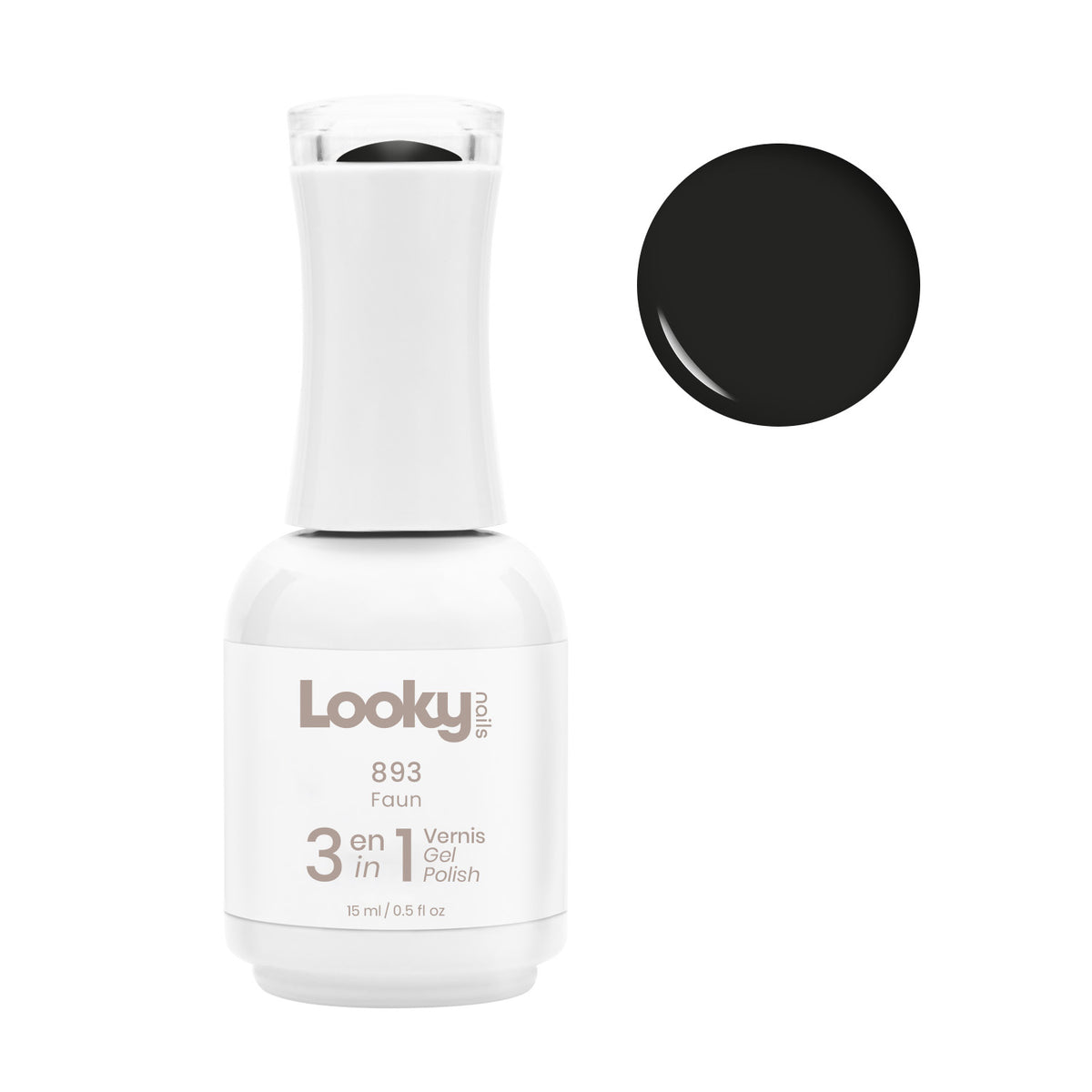 Looky Vernis Gel 3 en 1 #893 Faun