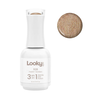 Looky Vernis Gel 3 en 1 #928 Feelin' Golden