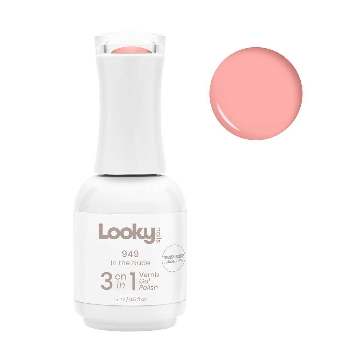 Looky Vernis Gel 3 en 1 #950 Marry Me