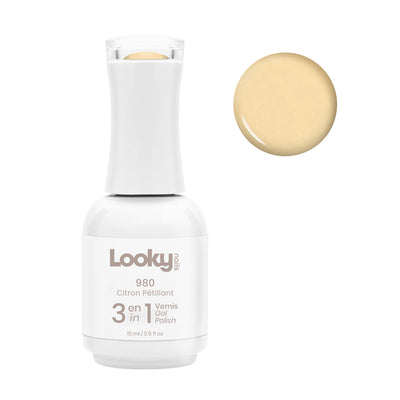 Looky Vernis Gel 3 en 1 #980 Citron Pétillant (Collection Fête Foraine)