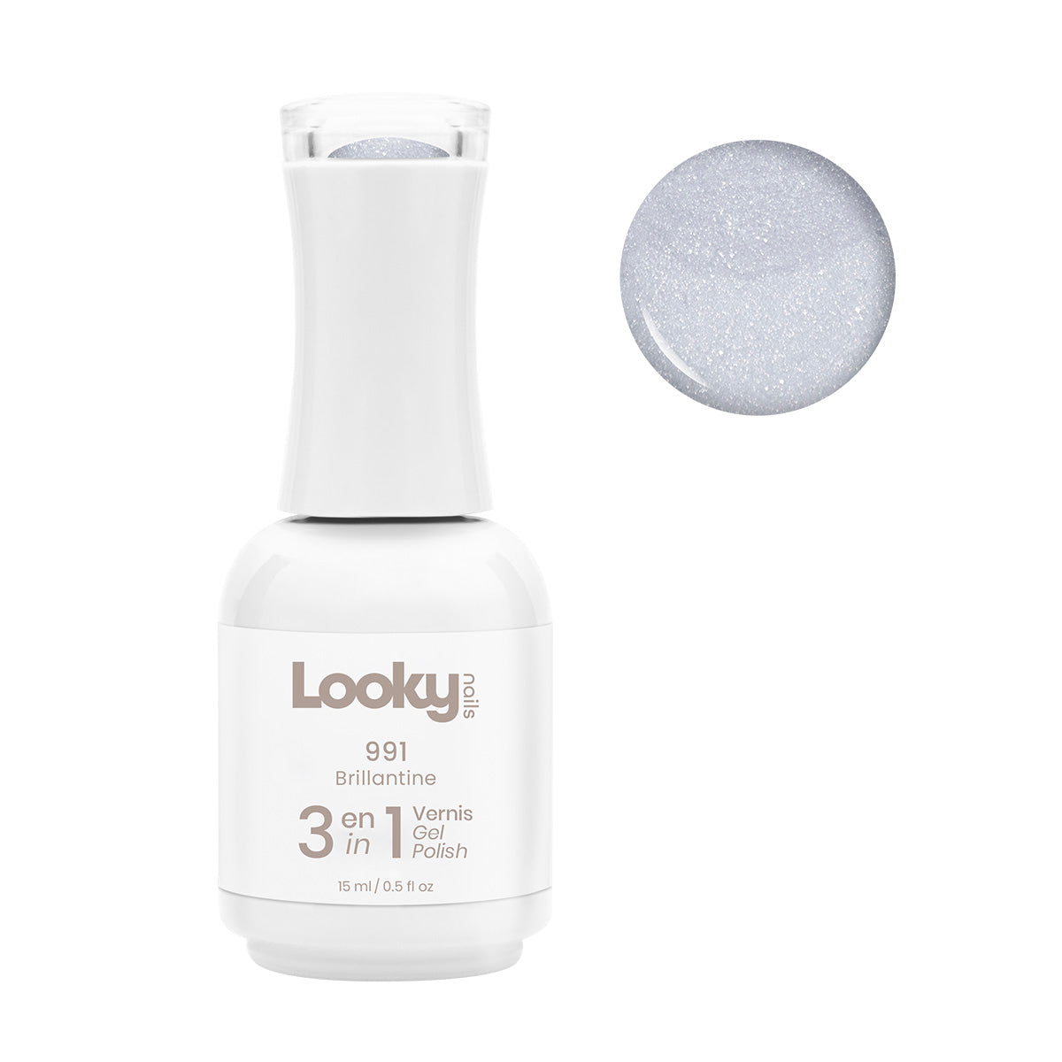 Looky 3 in 1 Gel Polish #991 Brillantine (Funfair Collection) (WEB EXCLUSIVE)