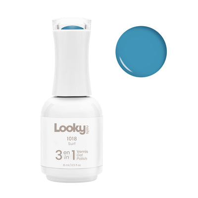 Looky Vernis Gel 3 en 1 #1018 Surf