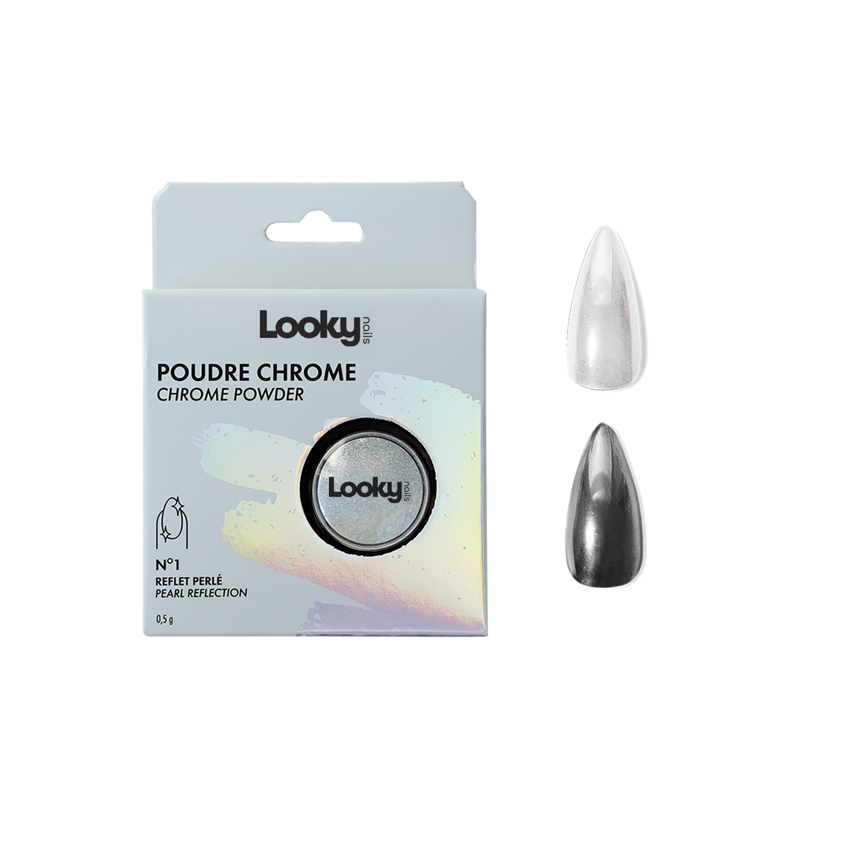 Looky Poudre Chrome #1 Reflet Perlé