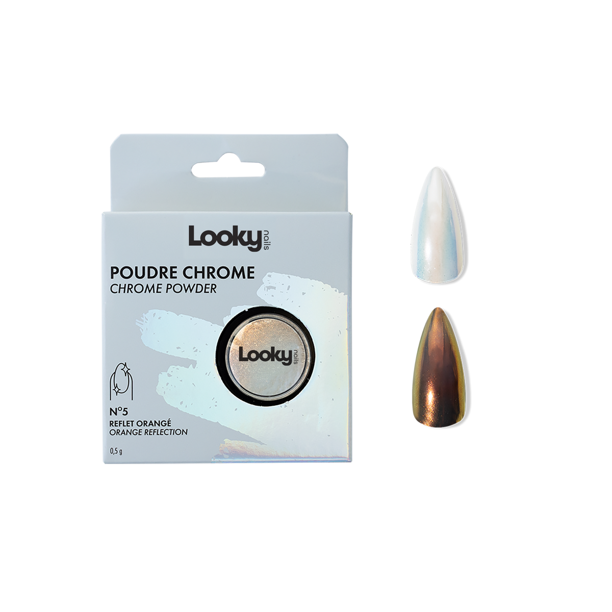 Looky Poudre Chrome #5 Reflet Orangé