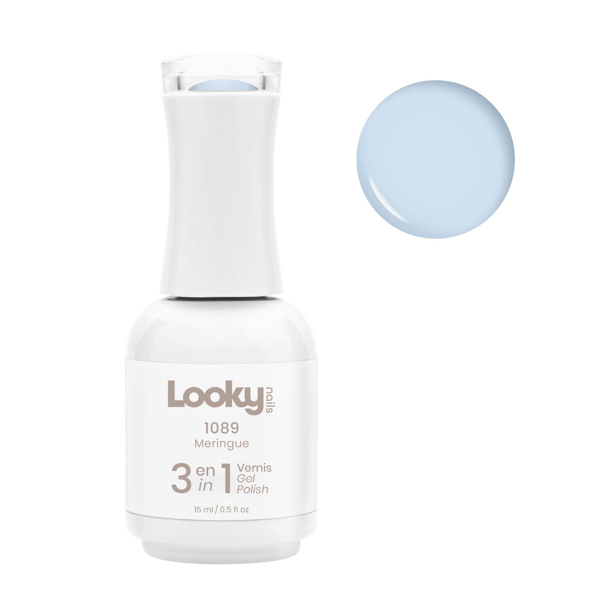 Looky Vernis Gel 3 en 1 #1089 Meringue