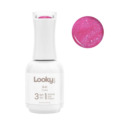 Looky 3 in 1 Gel Polish #841 Cake (Happy Birthday Collection) (WEB EXCLUSIVE)