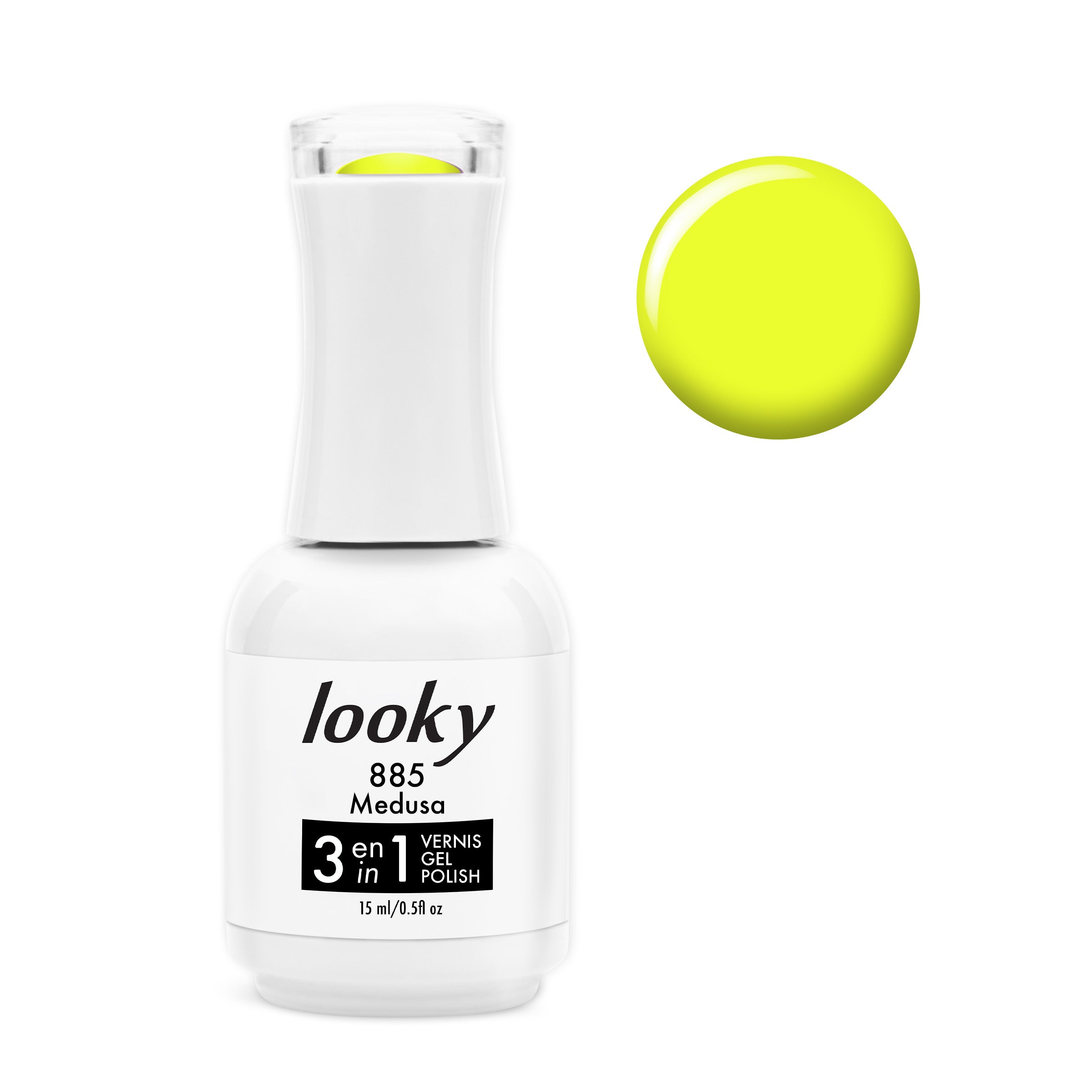 Looky Vernis Gel 3 en 1 #885 Medusa (Collection X MRKNTN)