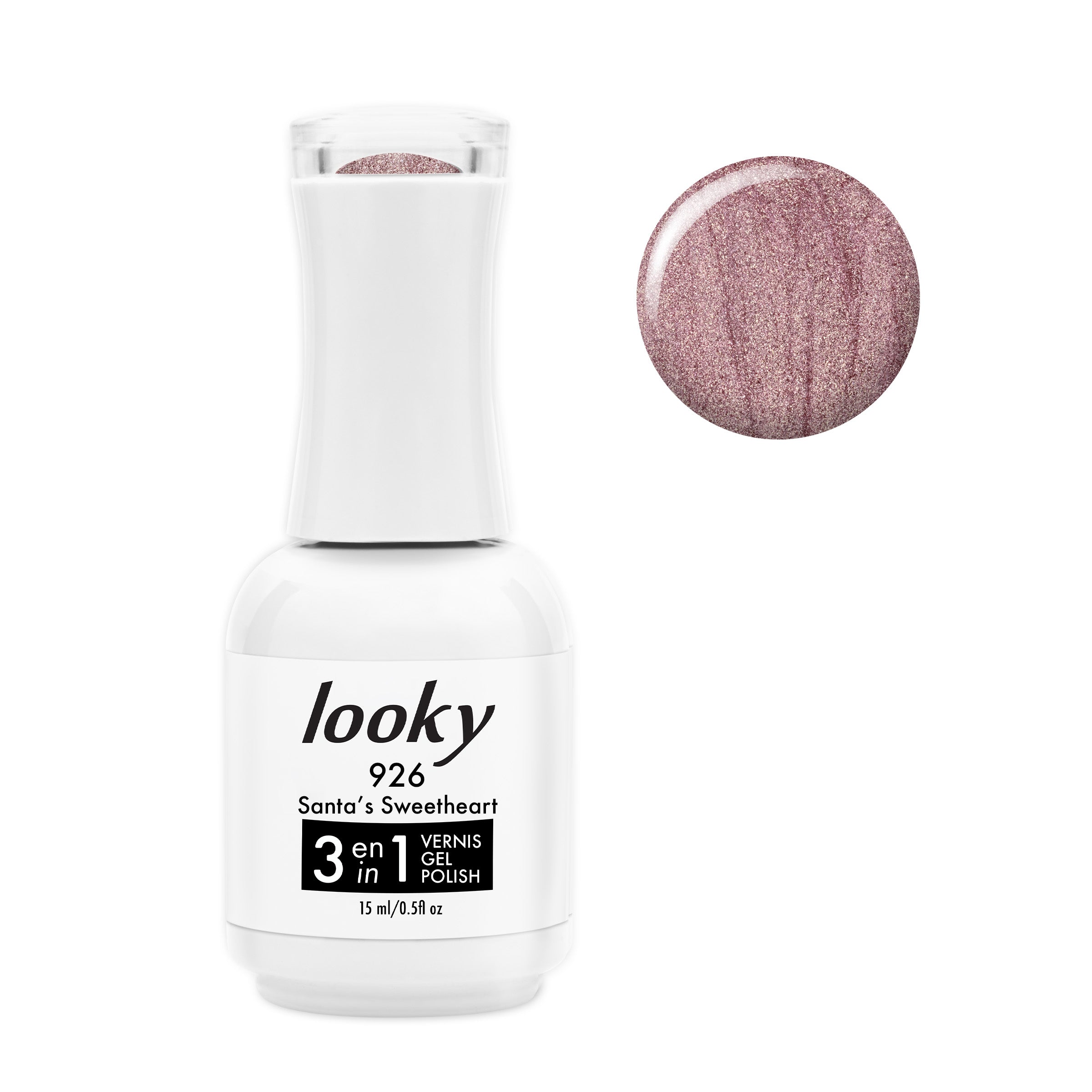 Looky Vernis Gel 3 en 1 #926 Santa's Sweetheart (EXCLUSIVITÉ WEB)