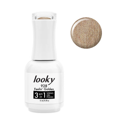Looky Vernis Gel 3 en 1 #928 Feelin' Golden