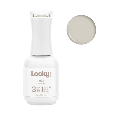 Looky Vernis Gel 3 en 1 #931 Neige