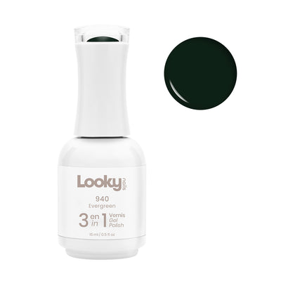 Looky Vernis Gel 3 en 1 #940 Evergreen