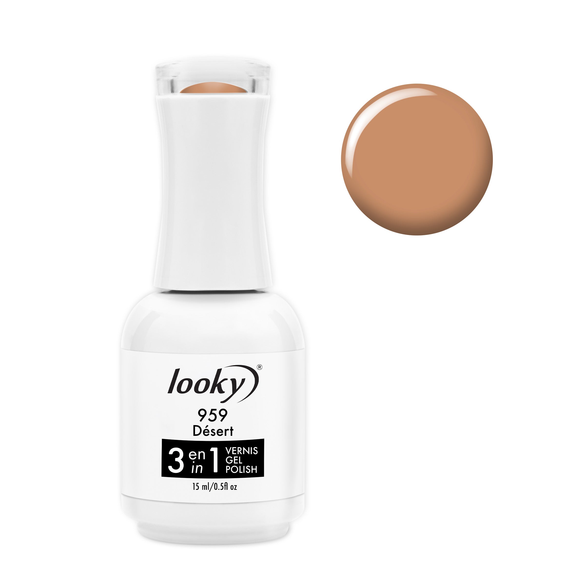 Looky Vernis Gel 3 en 1 #959 Désert (Collection les essentiels)