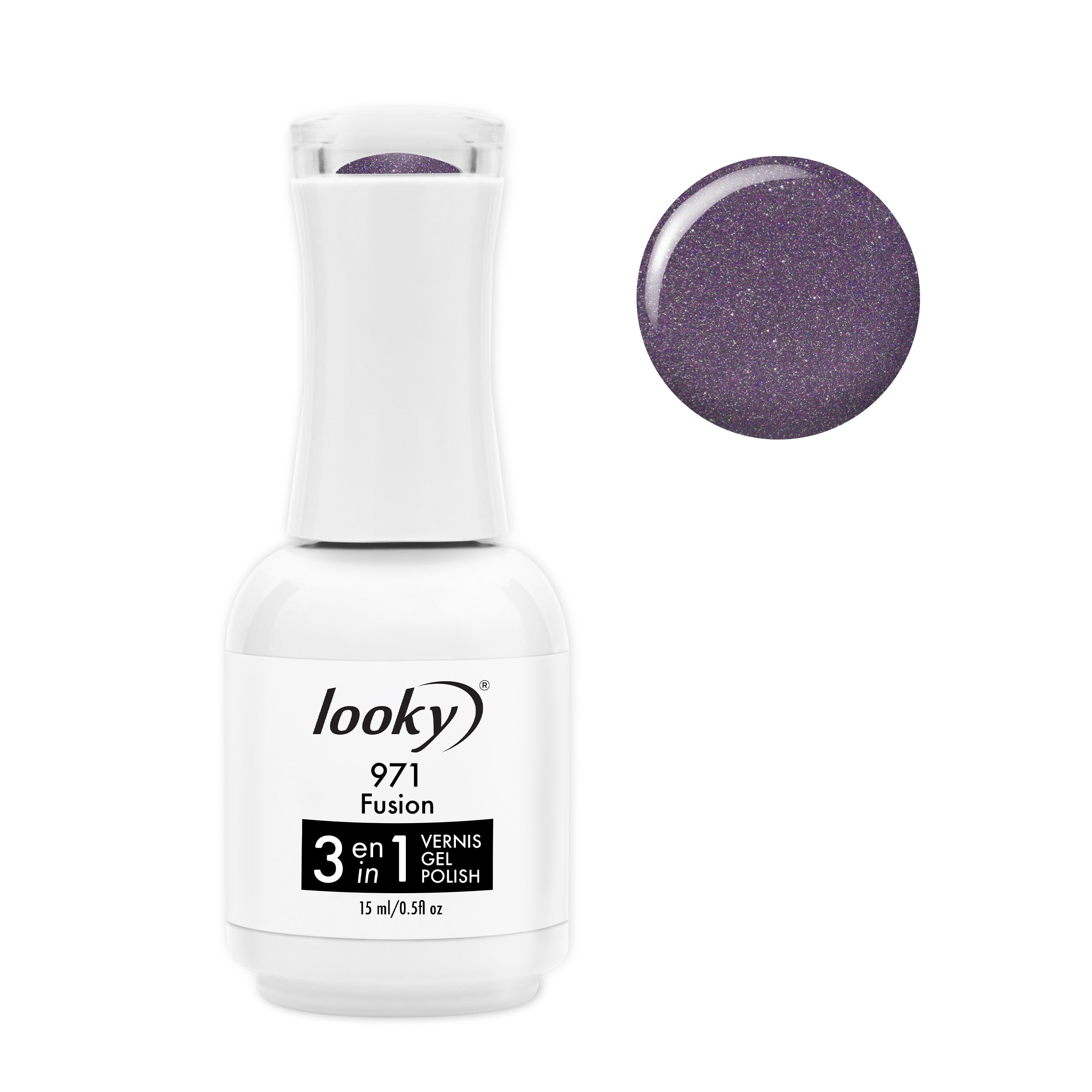 Looky Vernis Gel 3 en 1 #971 Fusion (Collection Poésie Printanière)