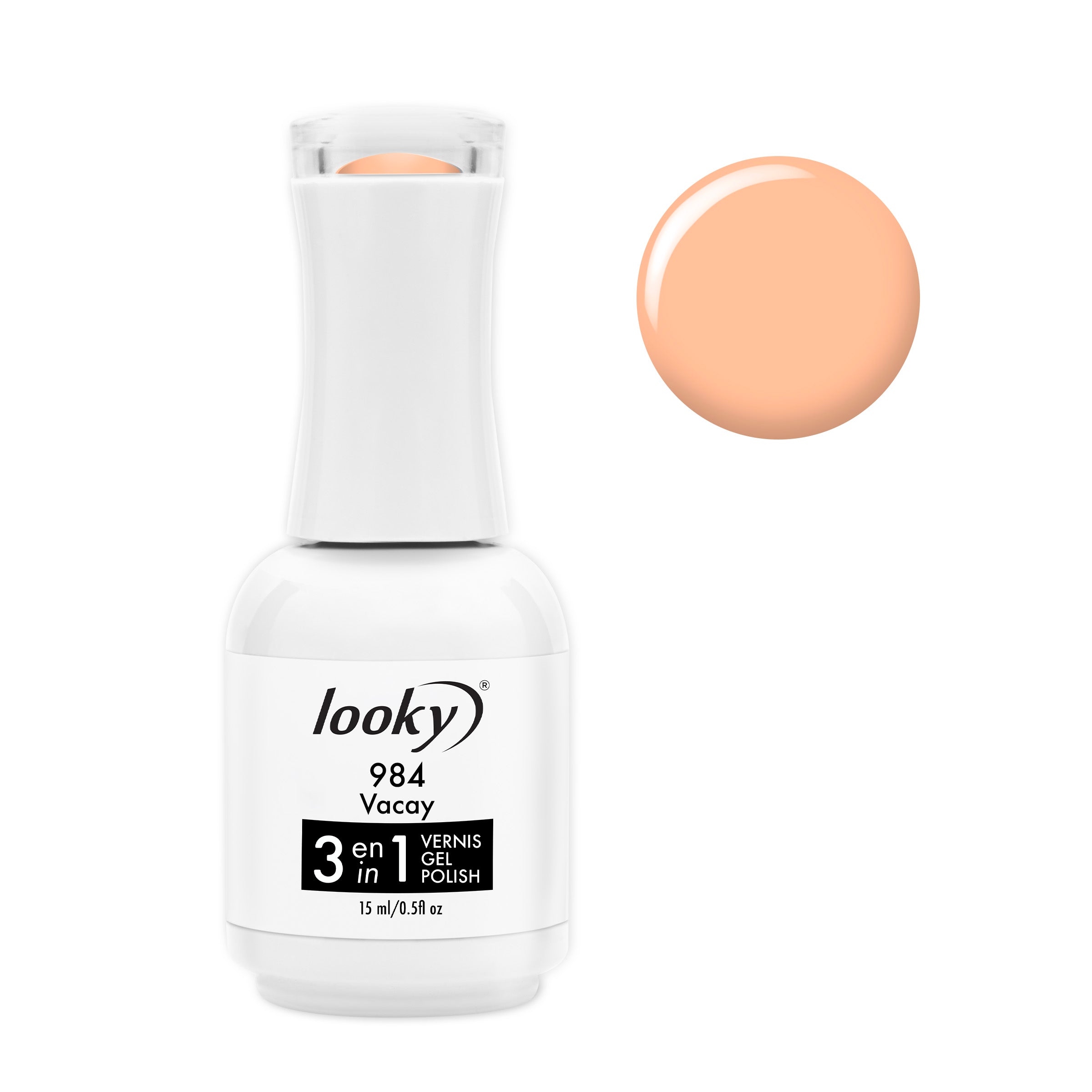 Looky Vernis Gel 3 en 1 #984 Vacay (Collection Fête Foraine)