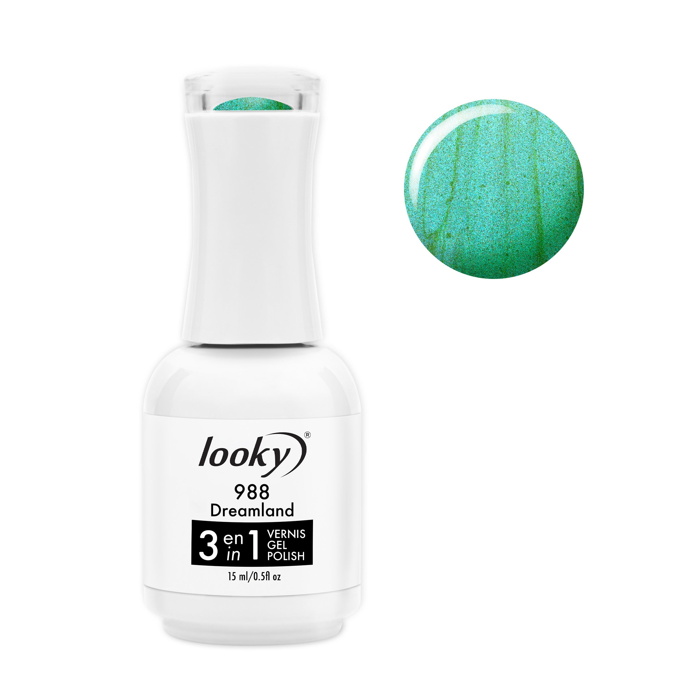 Looky Vernis Gel 3 en 1 #988 Dreamland (Collection Fête Foraine)